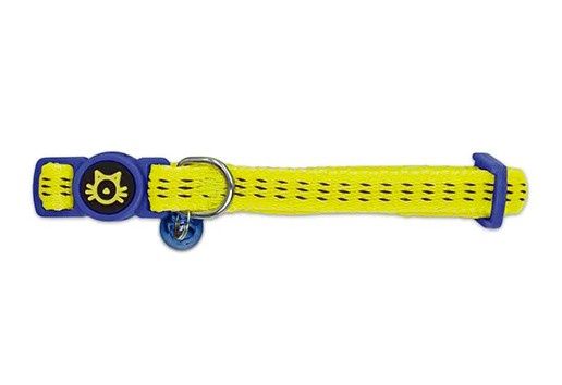 Padded Cat Collar, Colour: Yellow