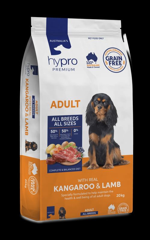 Hypro Premium Grain Free Adult Dog Kangaroo &amp; Lamb