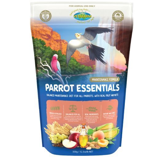 Vetafarm Parrot Essentials, Quantity: 350g