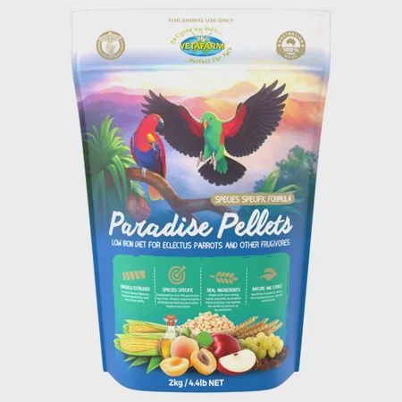 Vetafarm Paradise Pellets, Size: 2kg