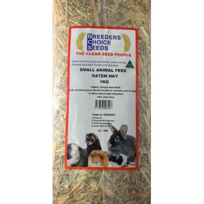 BCS Small Animal Bedding or Feed Oaten Hay Briefcase 2.5kg