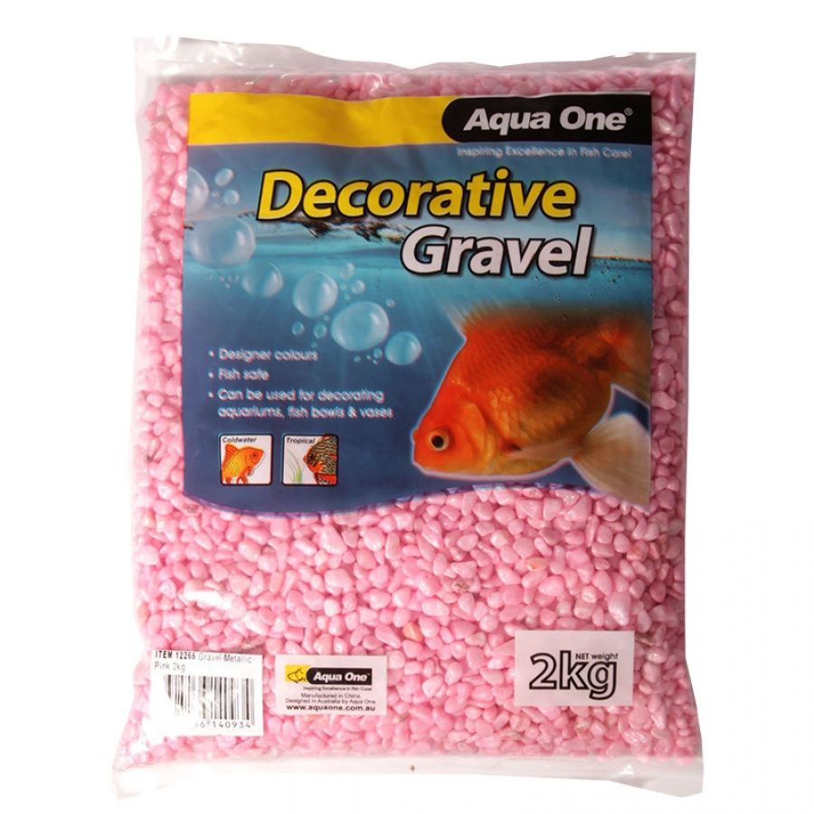 Metallic Gravel, Size: 2kg, Colour: Pink