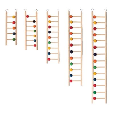 Bird Toy Wooden Ladder with Beads