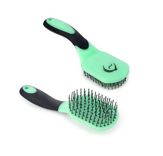 Mane &amp; Tail Brush, Colour: Mint/Grey