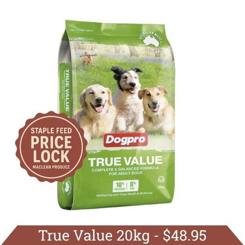 Dogpro True Value Dog Food Maclean Produce Staple Feed Price Lock