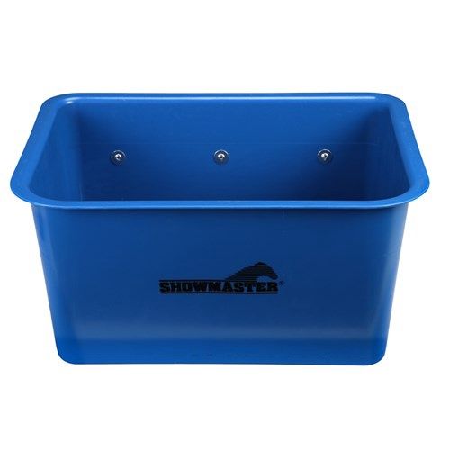 Showmaster Over-The-Fence Feeder 35 Litres, Colour: Blue