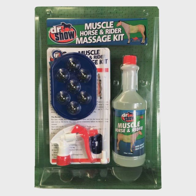 Dr Show Muscle Horse &amp; Rider Massage Kit