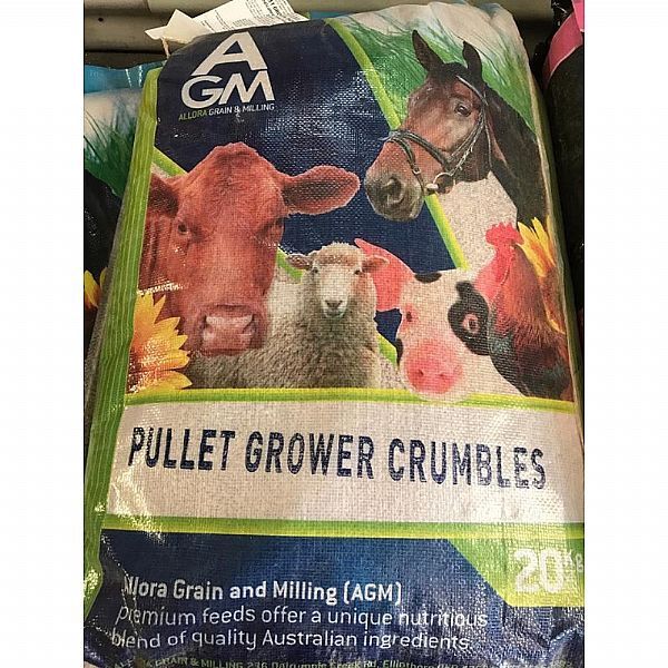 AGM 19% Pullet Grower Crumbles (Medicated)