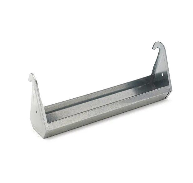 Galvanised Poultry Drinking Trough, Size: 30CM