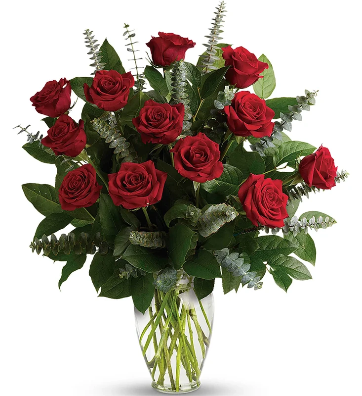 Valentine's Dozen Red Roses