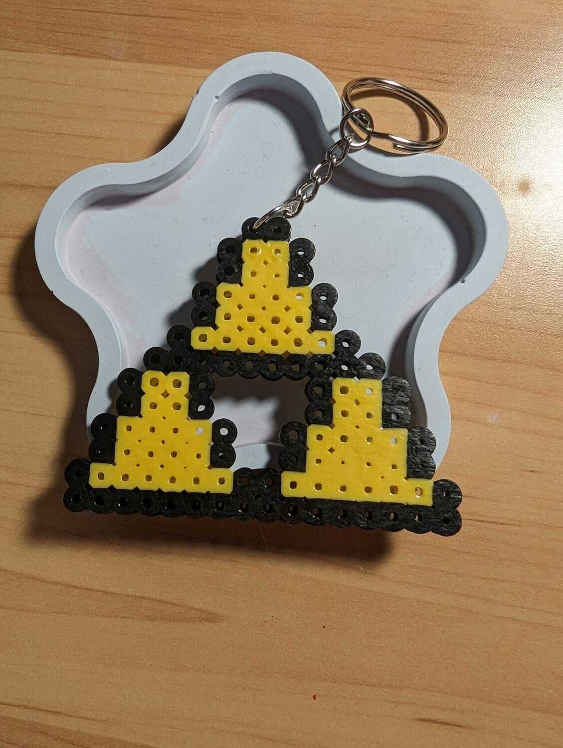 LoZ Triforce Keychain
