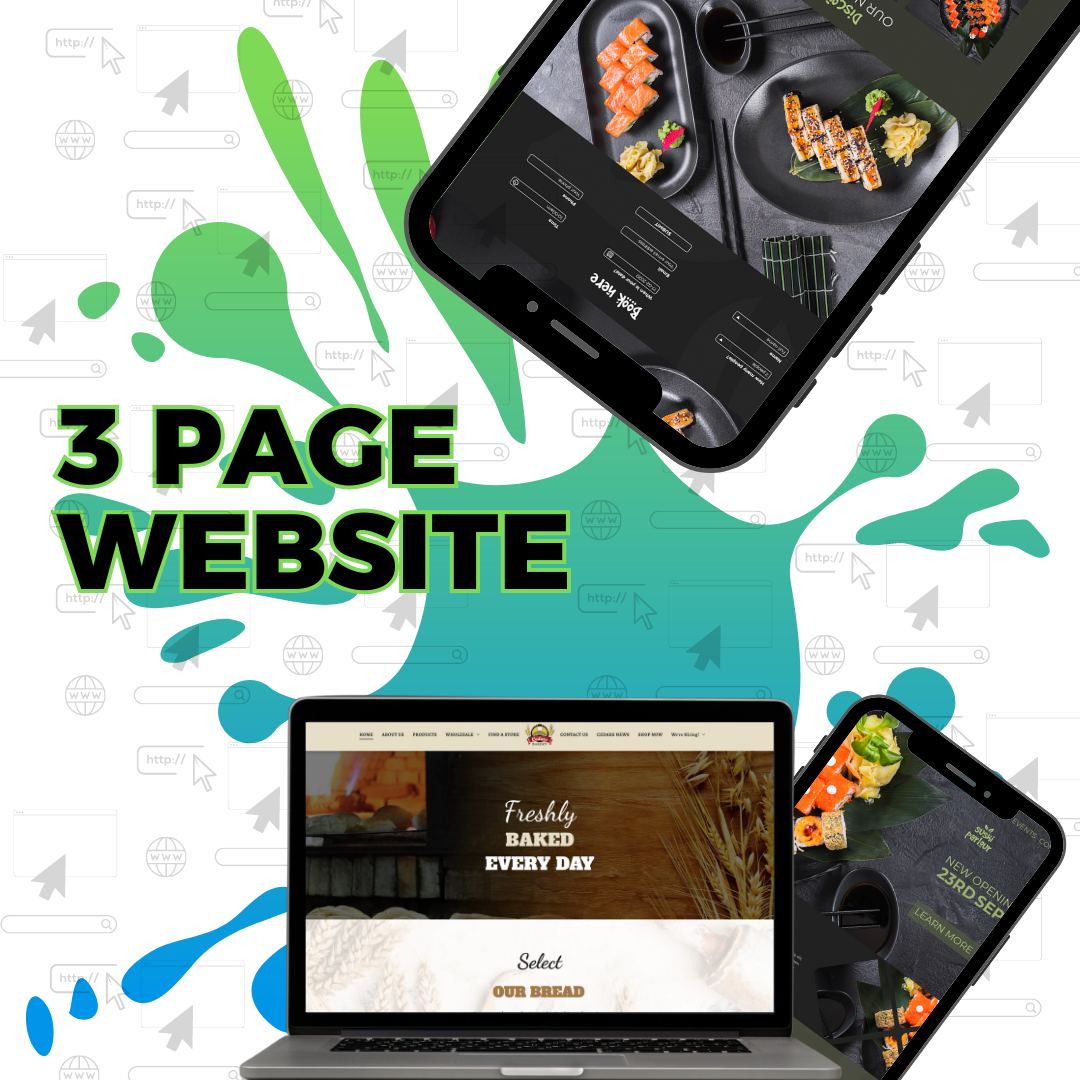 3 Page Website Design
