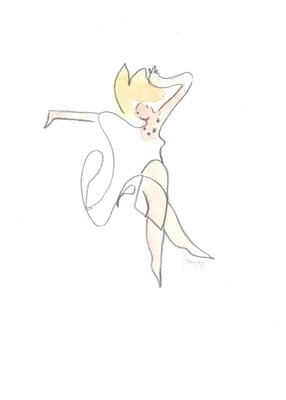 Lady in white