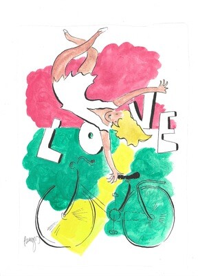 Vélo Love: 3 dessins / 3 drawings
