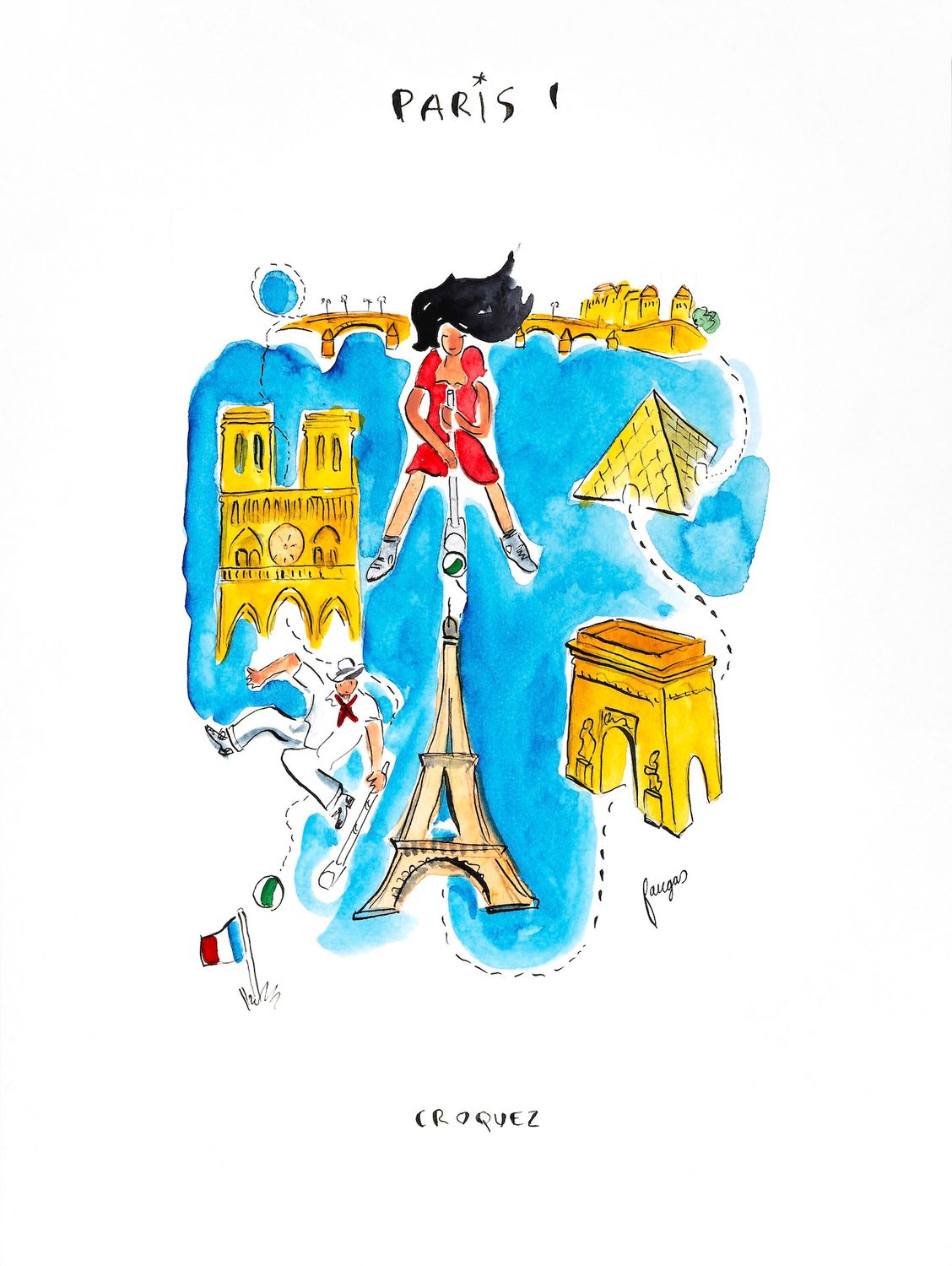PARIS, FRANCE - CROQUEZ MOI!