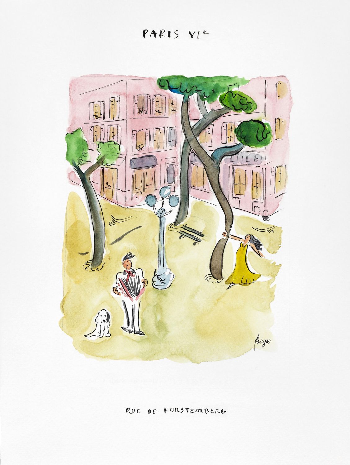 PARIS, FRANCE - PLACE FUSTEMBERG