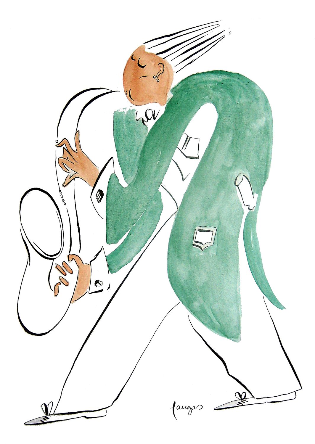 Jazz 4 - Sax green