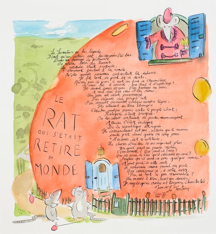 Fables Le Rat qui s'était Retiré du Monde
