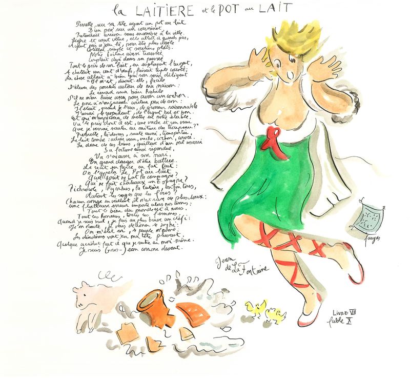 Fables Perette et le Pot au Lait
