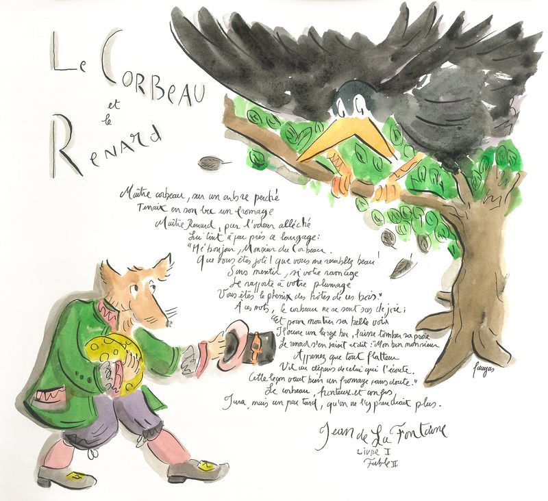 Fables Le Corbeau et le Renard
