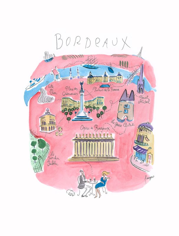 Bordeaux Rose Bingham