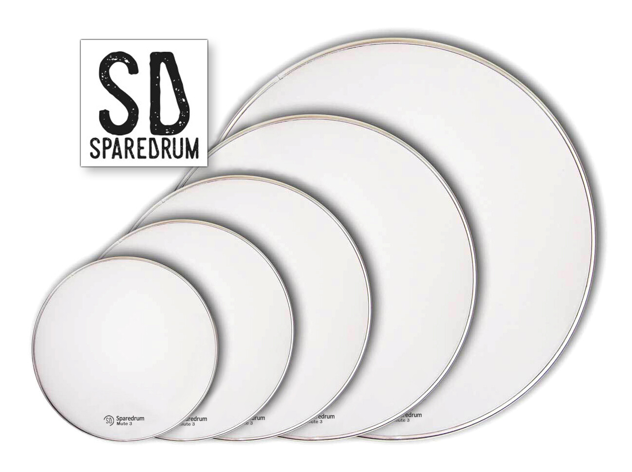 SpareDrum 3-ply Mesh Heads  |  Set 2