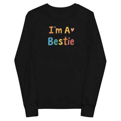 I'm a bestie Youth long sleeve tee
