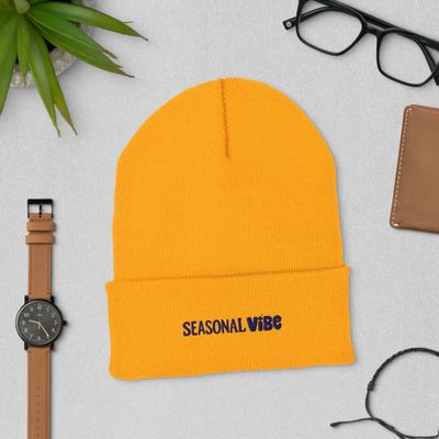 Cuffed Seasonal Vibe Beanie