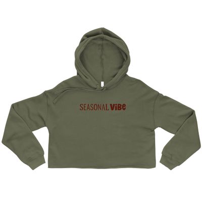 Crop Seasonal Vibe Hoodie
