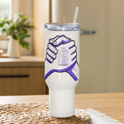 Lor is my Shepherd Travel mug with a handle