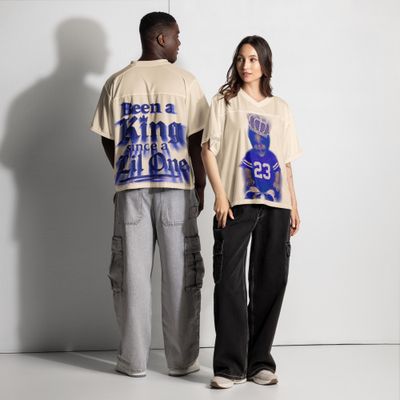 Boxy been a King football jersey