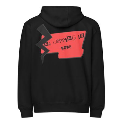 Premium full No Cap zip hoodie