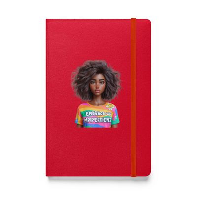 Hardcover bound Embrace your Imperfections notebook  
