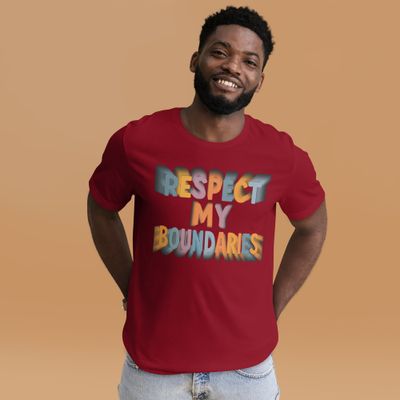 Unisex Respect Boundaries t-shirt 