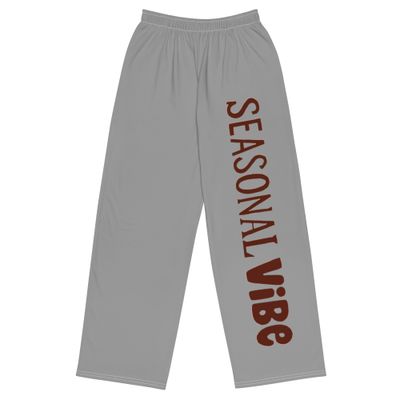 All-over print unisex Seasonal Vibe wide-leg pants