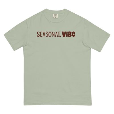 Unisex garment-dyed Seasonal Vibe heavyweight t-shirt