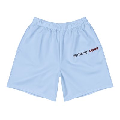All-Over Nuttin but Love Print Unisex Athletic Long Shorts