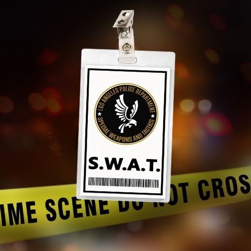SWAT ID Badge Card Cosplay / Halloween Costume