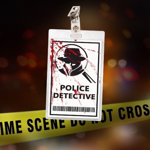 Police Detective ID Badge Card Cosplay / Halloween Costume
