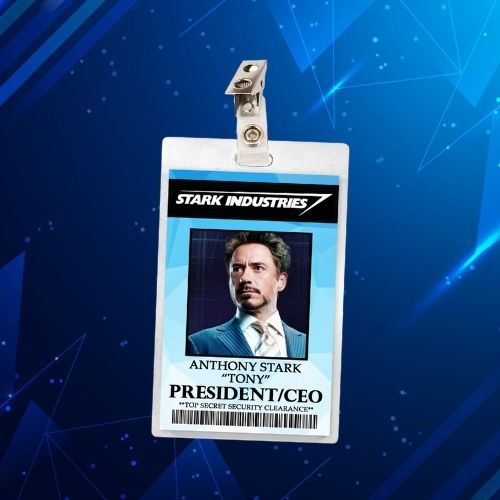 Stark Industries ID Badge Card (Tony, Pepper, Happy, Peter, Phil, Natalie) Cosplay / Halloween Costume