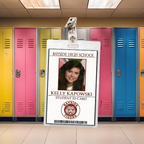 Saved By The Bell ID Badge Card (9 Characters) Cosplay / Halloween Costume