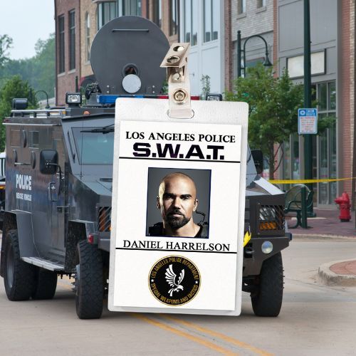 SWAT TV Show (8 Characters) ID Badge Card Cosplay / Halloween Costume