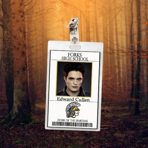 Twilight (7 Characters) ID Badge Card Cosplay / Halloween Costume