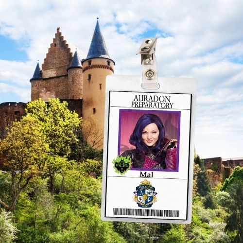 Descendants ID Badge Card (10 Characters) Cosplay / Halloween Costume