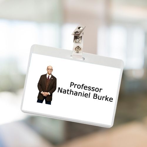 Insurance Farmers ID Badge Card Cosplay / Halloween Costume