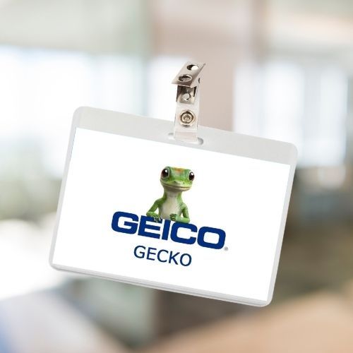 Insurance Geico Gecko ID Badge Card Cosplay / Halloween Costume