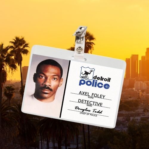 Beverly Hills Cop Axel ID Badge Card Cosplay / Halloween Costume