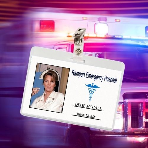 Emergency Dixie McCall ID Badge Card Cosplay / Halloween Costume