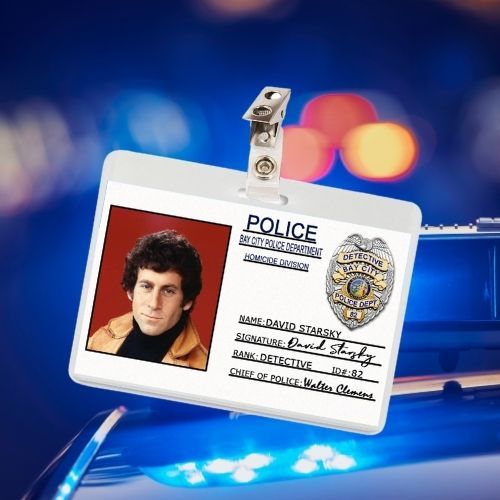 Starsky &amp; Hutch ID Badge Card Cosplay / Halloween Costume (2 Options)