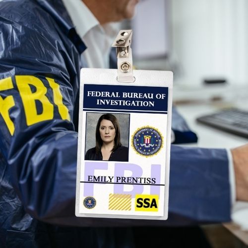 Criminal Minds Emily Prentiss ID Badge Card Cosplay / Halloween Costume